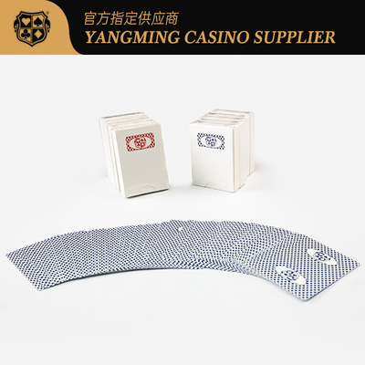 comprare Carte da gioco personalizzate originali di casinò, carte di due colori rosso e blu professionali in magazzino fabbricazione online