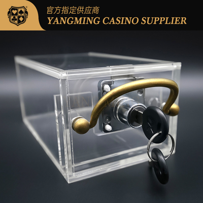 comprare 6 paia del casinò della scatola di carta scartata omaggio acrilico trasparente pieno fabbricazione online