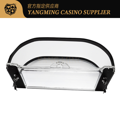 comprare Casinò Poker Roulette Tavolo Chip Box Acrilico Trasparente Spessore Chiusura Chips Carrier fabbricazione online