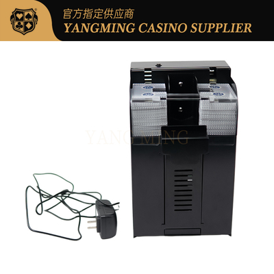 comprare Mischia automatica internazionale a 8 mazzi per Texas Hold'Em, realizzata in ferro nero per giochi da casinò fabbricazione online