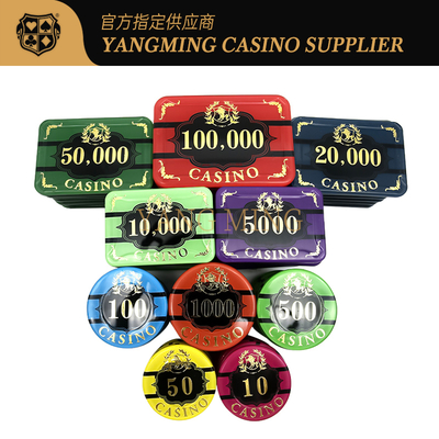 comprare Set di 760 fiches da poker Baccarat Texas Hold'Em con scatola portaoggetti per casinò fabbricazione online