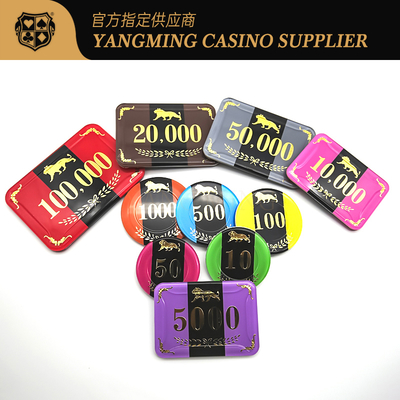 comprare International Casino Poker Chips Set di cristalli acrilici con 760 chip fabbricazione online