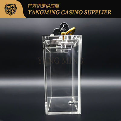 comprare Livello 171*100*80mm acrilico trasparente della Tabella della mazza del baccarat di 6 piattaforme fabbricazione online