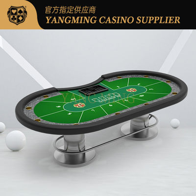 comprare Certificazione ovale della BV della Tabella di Texas Fireproof Board Game Poker del disco del metallo fabbricazione online