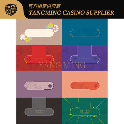 comprare High-End Texas Hold'em 9 Player Waterproof Game Tablecloth Design Customized fabbricazione online