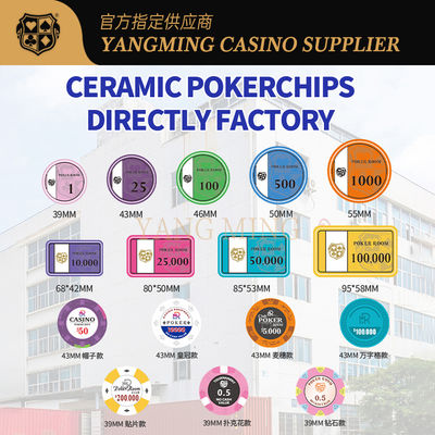 comprare Custom Ceramic Casino Chips – Professional Poker & Gaming Chips For Casino Game fabbricazione online