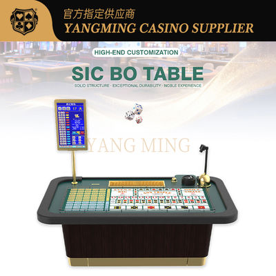 comprare Customizable Sic Bo Table – Premium Casino-Grade Dice Game Table For Sale fabbricazione online