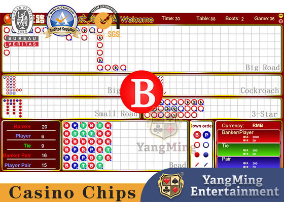 comprare Segno LCD di limite della Tabella di norma del casinò con sic il sistema della BO per gioco del baccarat fabbricazione online