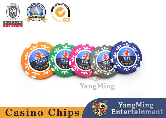 comprare Chipset falsificato personale del poker di stile/unità di elaborazione dei giochi su ordinazione di Clay Chips Set Retro Gambling Table fabbricazione online