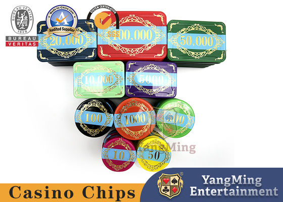comprare Il casinò leggero durevole di RFID scheggia/mazza Chips Standard Color di rettangolo fabbricazione online
