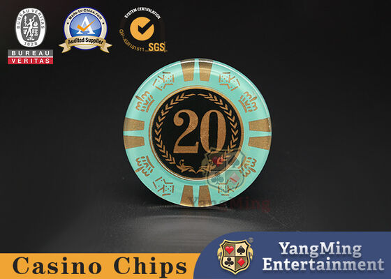 comprare Crystal Poker Chips di contraffazione anti-/mazza rettangolare Chips For Casino fabbricazione online