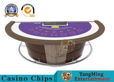 comprare Tabella eccellente di lusso del black jack del casinò, scrittorio del gioco del poker del casinò di 7 giocatori fabbricazione online
