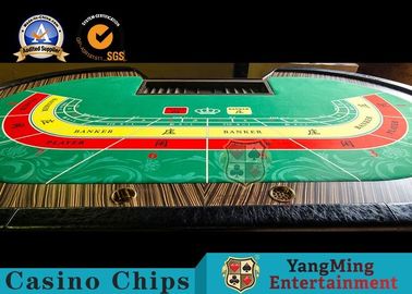 comprare Tabella della mazza del casinò della persona del baccarat 10 con i supporti 2650 * 14530 * 750mm di goccia dei contanti fabbricazione online