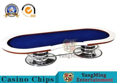 comprare Tabella del poker del casinò di 10 giocatori con la disposizione/Texas Holdem Poker Table rossi della Tabella fabbricazione online