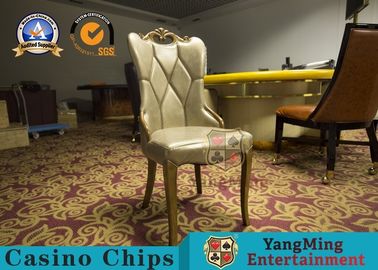 comprare Sedie di cuoio semplici di gioco del casinò dell'unità di elaborazione salone/del ristorante con l'hotel coreano di legno solido della struttura fabbricazione online