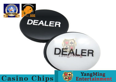 comprare Doppio Texas Hold parteggiato loro mazza d'ottone Chip Card Games del metallo di Casino Dealer Button della guardia della carta fabbricazione online