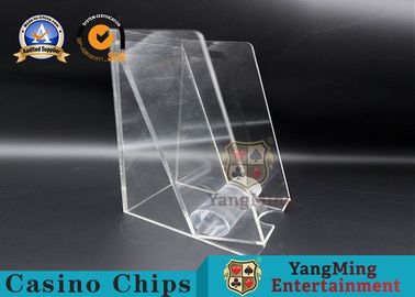 comprare Il supporto acrilico di scarto della carta da gioco delle piattaforme del quadrato 8/scarto tormenta gli accessori del baccarat fabbricazione online