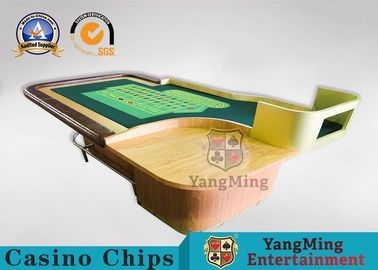comprare Tabella rispettosa dell'ambiente della mazza di Roleta del casinò con la ruota di roulette di legno fabbricazione online