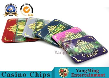 comprare Modo che bronza la mazza porpora acrilica Chip Set Anti - falsificazione del casinò personalizzabile fabbricazione online