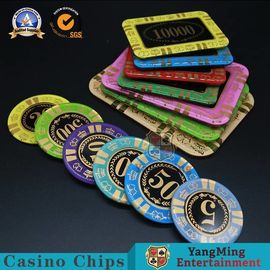 comprare Crystal Poker Chips di contraffazione anti-/mazza rettangolare Chips For Casino fabbricazione online