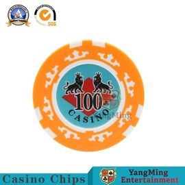 comprare La mazza liscia di RFID scheggia la forma rotonda della superficie della sabbia del grado del casinò 14g fabbricazione online