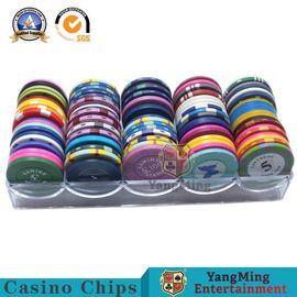 comprare Mazza leggera Chip Rack dell'ottagono Chip Tray/100 40mm del pc della mazza del casinò delle roulette fabbricazione online