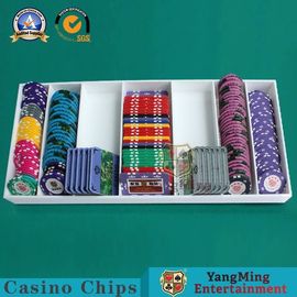 comprare Un casinò di plastica acrilico Chips Tray For Poker Blackjack Table Accoressiors di 7 file fabbricazione online