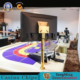 comprare Tabella Accoriess del supporto del metallo del supporto dell'esposizione di Dragon Tiger Poker Games HD del tavolo verde del baccarat di 800mm fabbricazione online