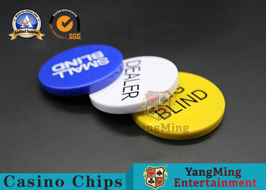 comprare Texas Hold loro bottone di plastica del commerciante del poker degli accessori del gioco del casinò fabbricazione online