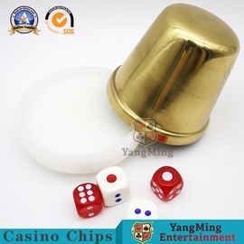 comprare La mazza del casinò ha dedicato il ferro di Shaker Cup Casino Game Accessories dei dadi + materiale acrilico fabbricazione online