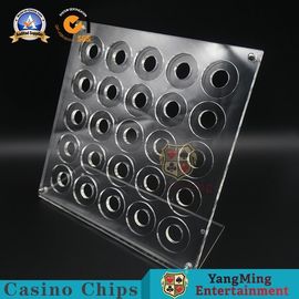 comprare esposizione della Tabella del casinò di Chips Holder Horizontal Section Roulette della mazza 20pcs fabbricazione online