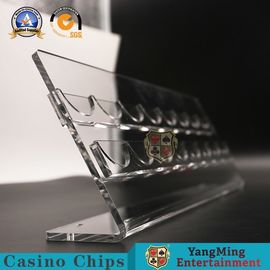 comprare La mazza Chip Roulette Wheel Table Display del baccarat del supporto del casinò tormenta 2 file 370*140*130mm fabbricazione online