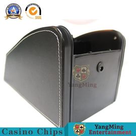 comprare Scarpe semiautomatiche della carta da gioco di modo della scarpa della carta del casinò di spettacolo di colore nero tutto compreso del costume fabbricazione online