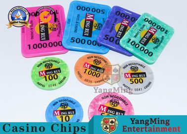comprare Il RFID acrilico Chip Chips Baccarat Poker Table Games può essere personalizzato fabbricazione online