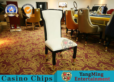 comprare Sedia di cuoio di Texas Poker Games Baccarat Upholstered con il logo su ordinazione fabbricazione online