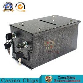 comprare La scatola di moneta su misura del metallo per i giochi di spettacolo immagazzina la Tabella calda di Bill Tip Money Carrier Poker del metallo fabbricazione online