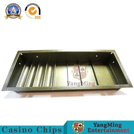 comprare Casinò Chip Tray Set Float Poker Table Chip Tray Inserts della serratura di sicurezza di colore del metallo fabbricazione online