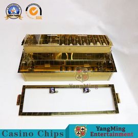 comprare serratura del metallo di doppio strato 2 del club di Chip Tray VIP del casinò di 540*235mm che gioca la cassa di combinazione di file di Chips Float 10 fabbricazione online