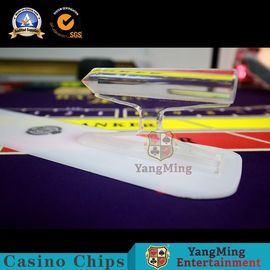 comprare Gioco di plastica bianco del club di Logo Cards Shovel Casino Vip - carte da gioco specifiche RFID Chip Handle Shovel fabbricazione online
