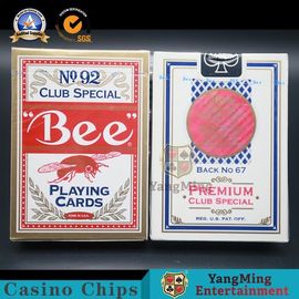 comprare Colore blu rosso di gioco della scatola della piattaforma delle carte da gioco 144 del centro nero di fluorescenza fabbricazione online