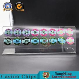 comprare Diametro di Chips Holder 40mm della Tabella del baccarat della ruota di roulette intorno a Chips Display 16PCS fabbricazione online