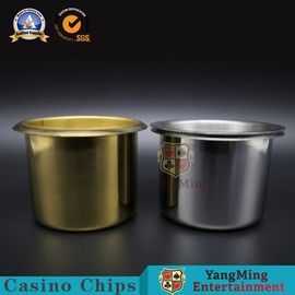 comprare Gli accessori della Tabella di colore dell'argento dell'oro del portacenere del metallo del tavolo verde innaffiano la tazza con la copertura fabbricazione online