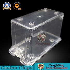 comprare Il poker della maniglia del metallo carda il supporto di scarto di sicurezza del trasportatore per i giochi del baccarat fabbricazione online