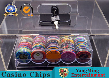 comprare Texas Hold loro contenitore per esposizione di Chips Box Dedicated Poker Chip del casinò fabbricazione online
