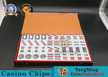comprare marca verde scuro del pacchetto di nove spinte degli accessori del gioco del casinò di 320*175*30mm fabbricazione online