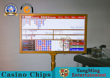comprare Alto a 27 pollici dei sistemi di gioco del baccarat del metallo + del ferro - esposizione su due lati di definizione fabbricazione online
