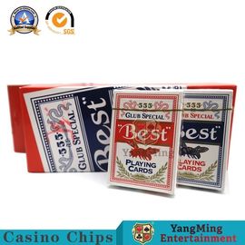 comprare Dimensione domestica 88*63mm della stampa di colore CMYK di abitudine due delle carte da gioco del casinò 280g fabbricazione online