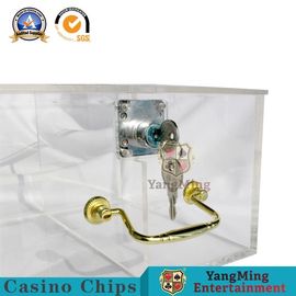 comprare Scatole di chip portatili degli alti di durevolezza del casinò accessori del gioco con la maniglia del metallo fabbricazione online