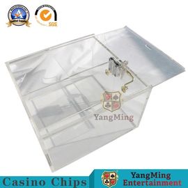 comprare L'alta penetrazione del casinò degli accessori su ordinazione del gioco che ispessisce i contanti di asse di 2 file scheggia la cassa del commerciante con la serratura fabbricazione online