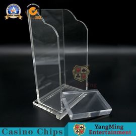 comprare I giochi della Tabella del poker del casinò del supporto/scatola di scarto della carta da gioco delle piattaforme della plastica 8 hanno dedicato gli accessori fabbricazione online